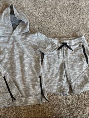 art class Gray Marled Shorts - Cozy Active Bottoms